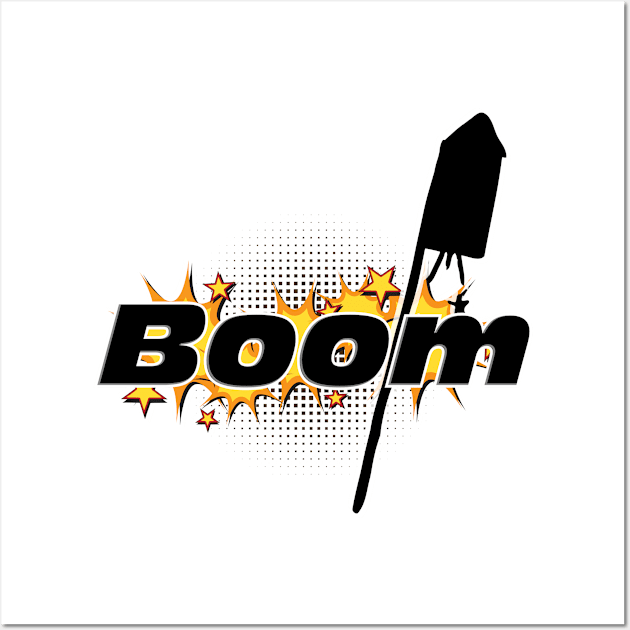 Boom Wall Art by trubble